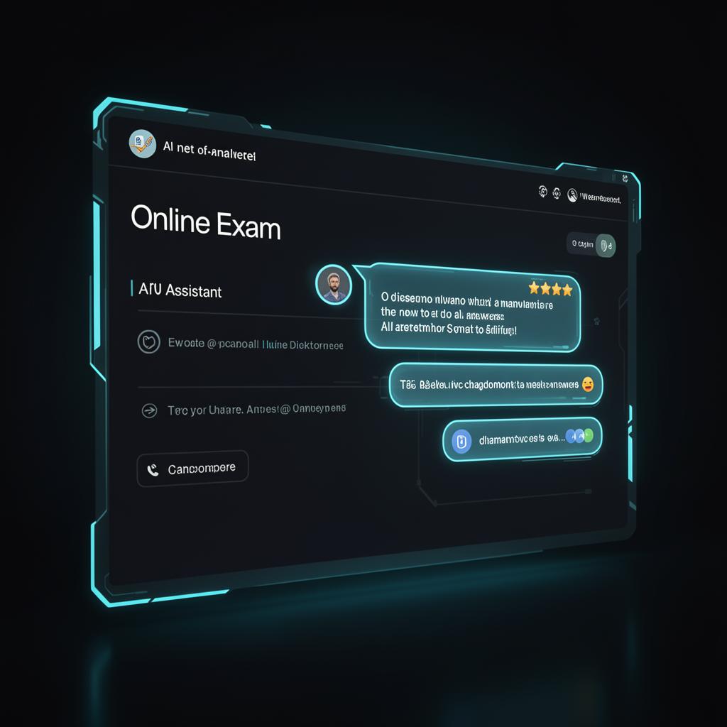 AI помощник для онлайн экзаменов